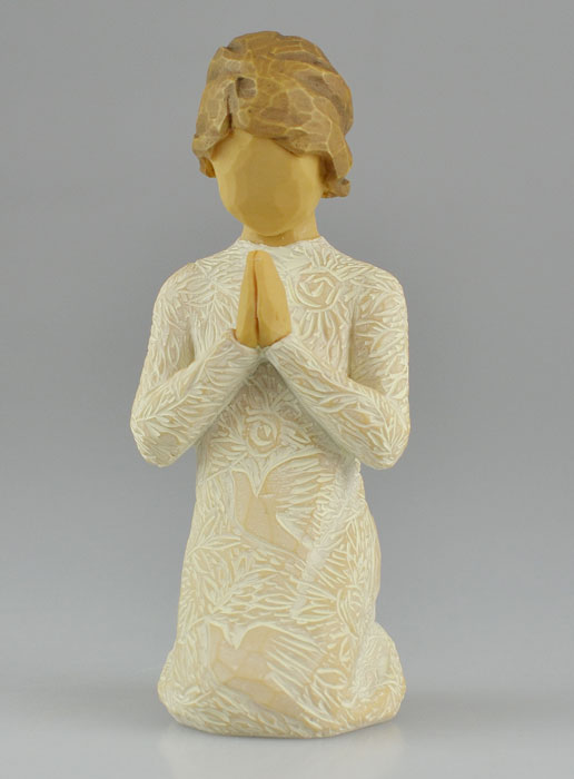 Ange Willow Tree - Prayer of peace - 10 cm (pic 2)