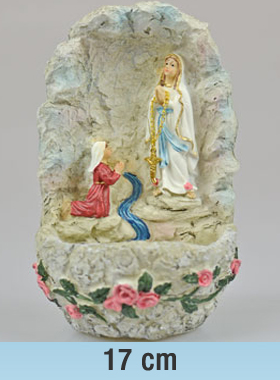 Bénitier Apparitions Notre Dame de Lourdes - Ste Bernadette (pic 1)