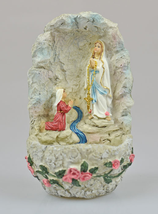 Bénitier Apparitions Notre Dame de Lourdes - Ste Bernadette (pic 2)