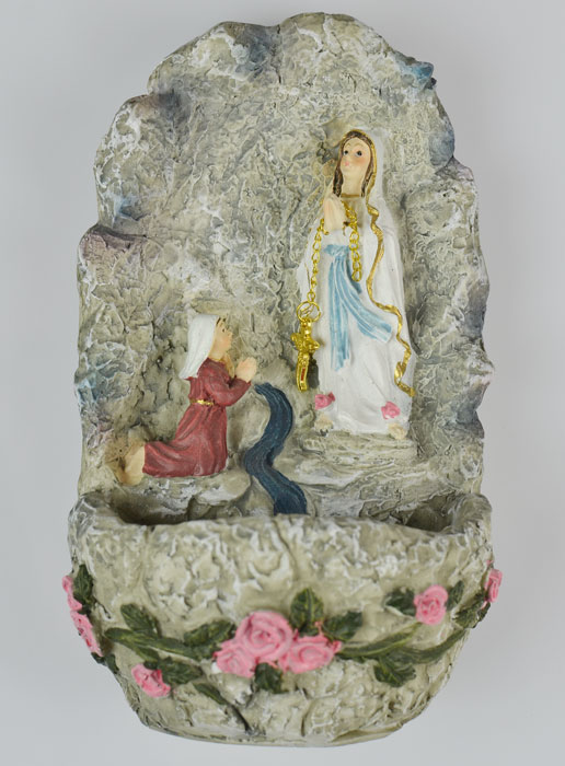 Bénitier Notre Dame de Lourdes - Ste Bernadette (pic 2)