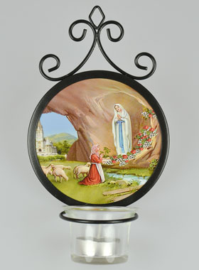 Bougeoir Icône Notre Dame de Lourdes (pic 1)