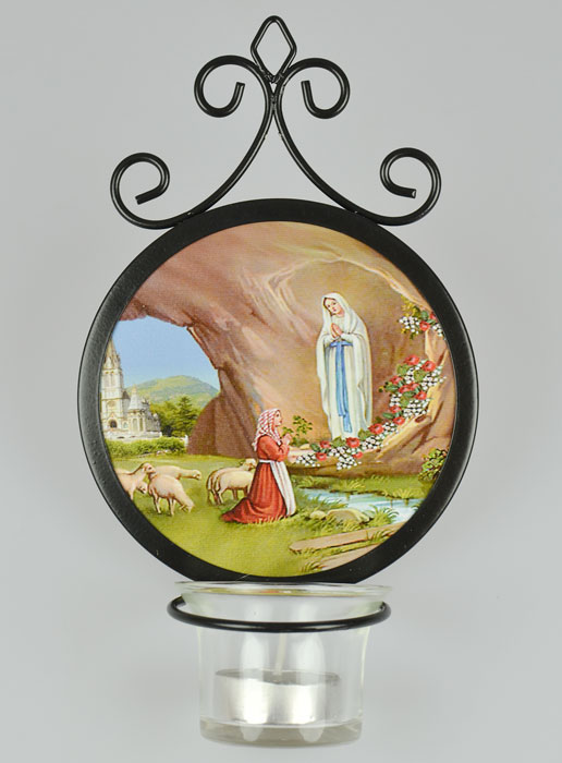 Bougeoir Icône Notre Dame de Lourdes (pic 2)