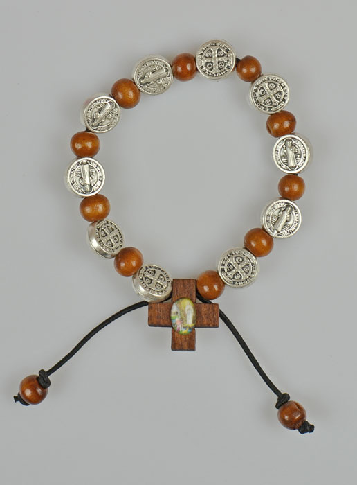 Bracelet Chapelet de Saint Benoît - Médaille de St Benoît (pic 2)