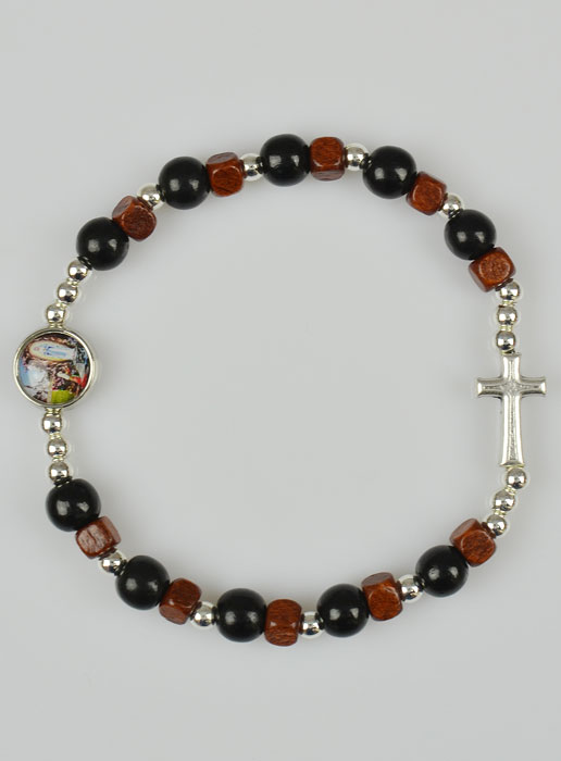 Bracelet de Prière Notre Dame de Lourdes et Croix (pic 2)
