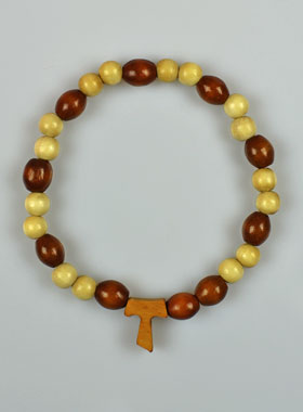 Bracelet Dizainier en Bois - Croix de Tau (pic 1)