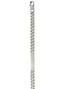 Bracelet Gourmette Homme en Argent Mat - Maille XXL 12mm (pic 1)