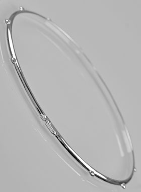 Bracelet Jonc Dizainier en Argent Massif 925/1000 (pic 1)