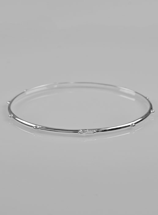 Bracelet Jonc Dizainier en Argent Massif 925/1000 (pic 3)