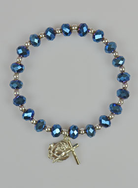 Bracelet Religieux Cristal Bleu (pic 1)