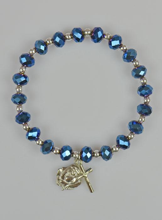 Bracelet Religieux Cristal Bleu (pic 2)