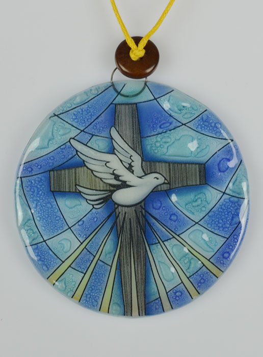 Cadeau de Baptême - Icône de Berceau en Verre (pic 2)