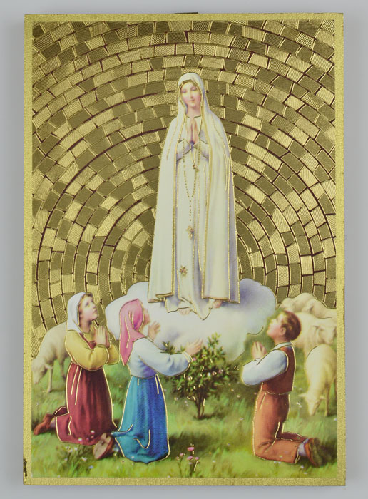 Cadre Icône Notre Dame de Fatima - 15 cm (pic 2)