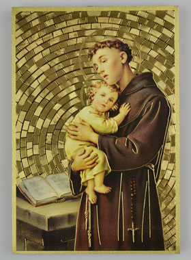 Cadre Icône Saint Antoine de Padoue - 15 cm (pic 1)