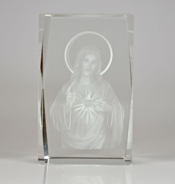 Cadre Laser Jésus Sacré-Coeur (pic 2)