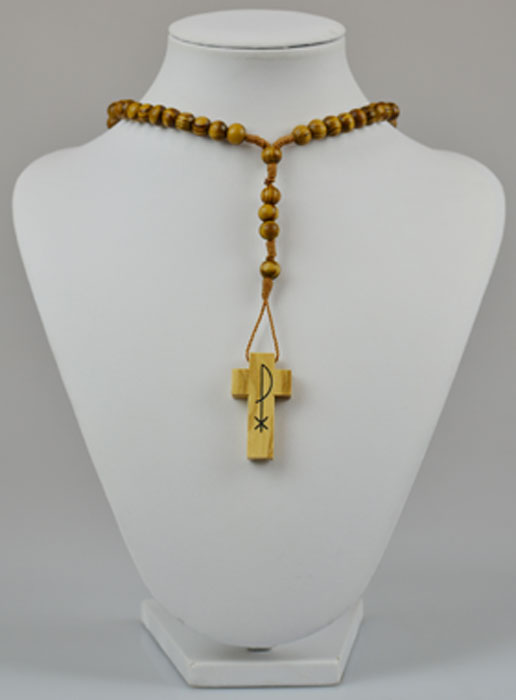 Chapelet Collier Fashion Mode Bois (pic 2)