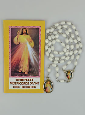 Chapelet de la Miséricorde Divine - Blanc (pic 1)