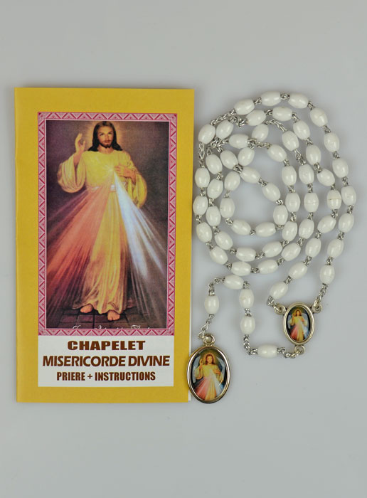Chapelet de la Miséricorde Divine - Blanc (pic 2)