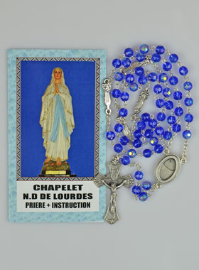 Chapelet de Notre Dame de Lourdes avec Eau de Lourdes (pic 1)