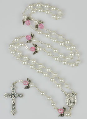 Chapelet en Perles des Anges - 60 cm (pic 1)