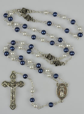 Chapelet en Argent et Perles de Nacre (pic 1)