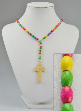 Chapelet en Bois - Multicolor (pic 1)