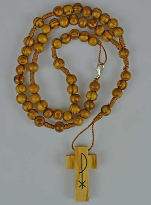 Chapelet en Bois Pax de Lourdes (pic 2)