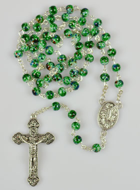 Chapelet en Pierre de Nacre Verte (pic 1)