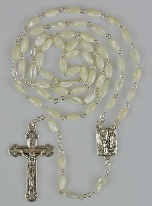Chapelet en Pierre de Nacre 4mm (pic 2)