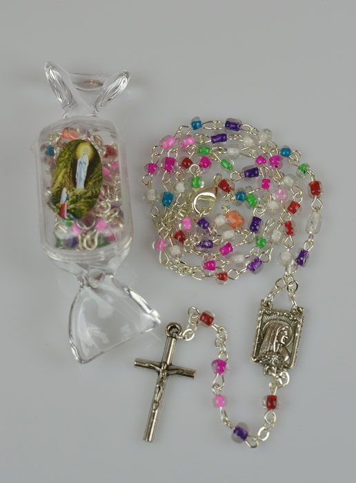 Chapelet Enfant en Perles - Boite Bonbon (pic 2)