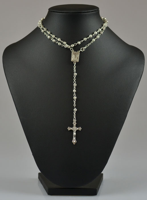 Chapelet Fashion Collier Mode Argent (pic 2)