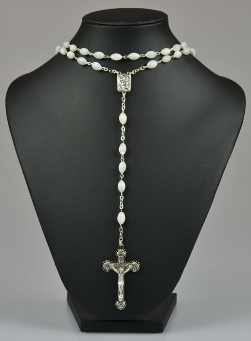Chapelet Fashion en Perles de Nacre 6mm (pic 2)