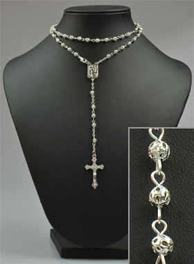 Chapelet en Argent Mode en Perles (pic 1)