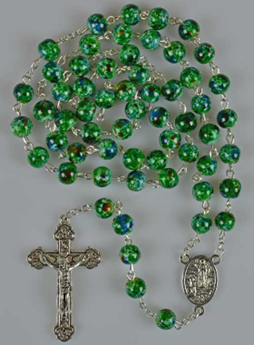 Chapelet en Perles Nacre Verte (pic 2)