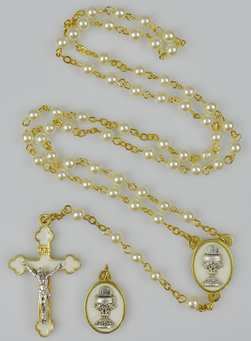 Chapelet Plaqué Or - Cadeau de Première Communion (pic 2)