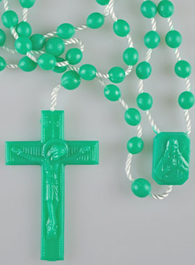 Chapelet Plastique Vert (pic 1)