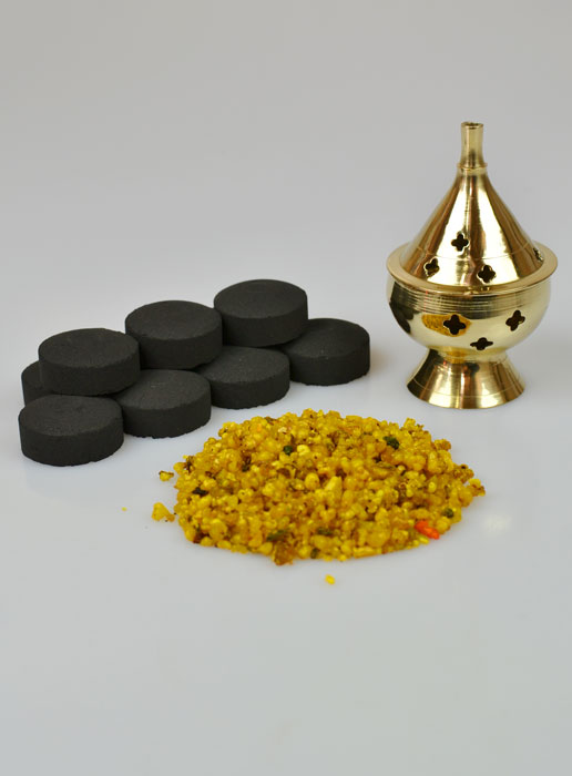Coffret Encens Jérusalem + Charbon + Brûle-encens (pic 2)