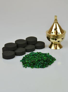 Coffret Encens Nazareth + Charbon + Brûle-encens (pic 1)