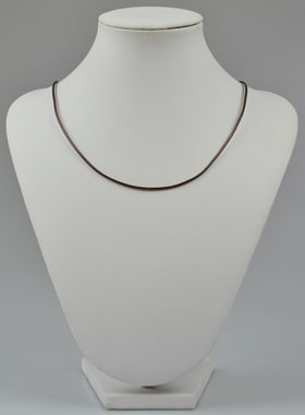 Cordon en Cuir Marron - 80 cm (pic 1)
