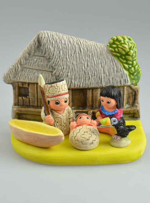 Crèche de Noël du Monde - Nativité Amazonie (pic 2)