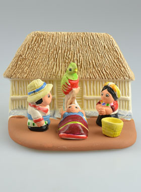 Crèche de Noël du Monde - Nativité Guatemala (pic 1)