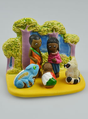 Crèche de Noël - Nativité Madagascar (pic 1)