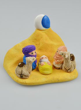 Crèche de Noël du Monde - Nativité Touareg (pic 1)