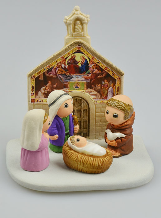 Crèche de Noël  - Nativité et St François d'Assise (pic 2)
