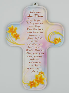 Croix avec Prière Je vous salue Marie (pic 1)