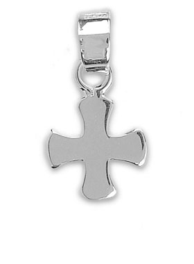 Croix en Argent Carrée - 8 mm (pic 1)