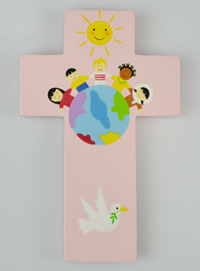 Croix en Bois Enfants du Monde (pic 1)