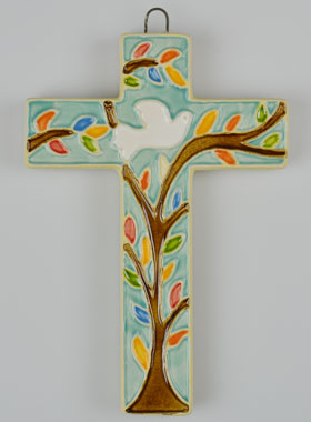 Croix en Céramique - Esprit Saint (pic 1)
