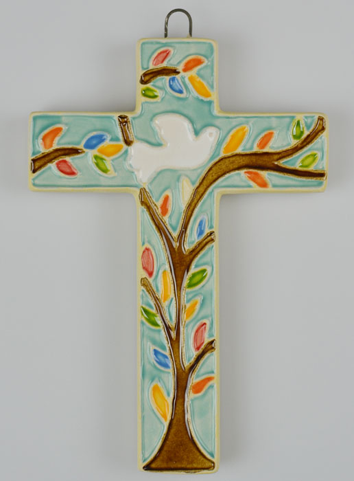 Croix en Céramique - Esprit Saint (pic 2)