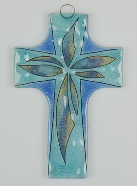 Croix en Verre Artisanale (pic 1)