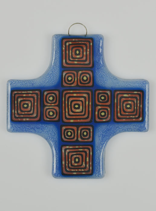 Croix en Verre Motif Moderne - Cadeau de Communion (pic 2)